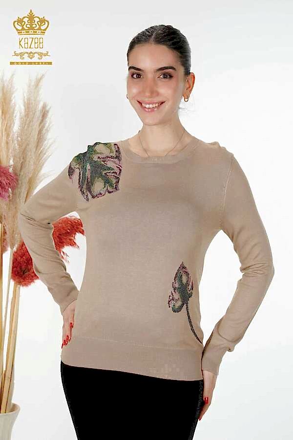 Reel Tekstil - 14GG Üretilen Viskon Elit Triko Bisiklet Yaka Kadın Giyim - 16939 | Reel Tekstil