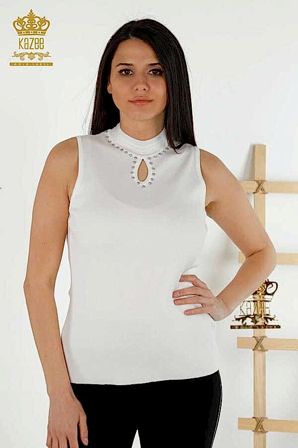 Reel Tekstil - 14GG Üretilen Viskon Elit Triko Sıfır Kol Kadın Giyim - 30141 | Reel Tekstil