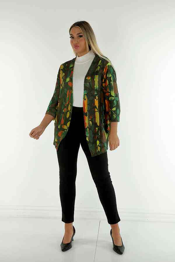 Reel Tekstil - 7GG Üretilen Yün Viskon Hırka Angora Kadın Giyim Üreticisi - 30450 | Reel Tekstil