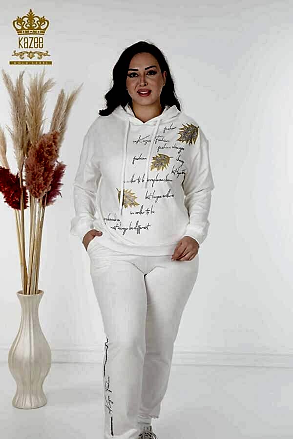 Reel Tekstil - Scuba ve İki İplikten Üretilen Eşofman Takım Kapüşonlu Kadın Giyim Üreticisi - 17483 | Reel Tekstil