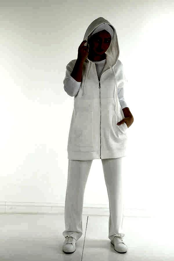 Reel Tekstil - Scuba ve İki İplikten Üretilen Tesettür Eşofman Takım Kısa Kol Kadın Giyim Üreticisi - | Reel Tekstil